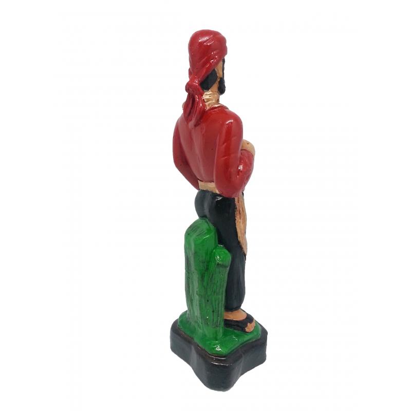 Imagen Umbanda Gitano Ramiro (Camisa- Roja) 23 cm