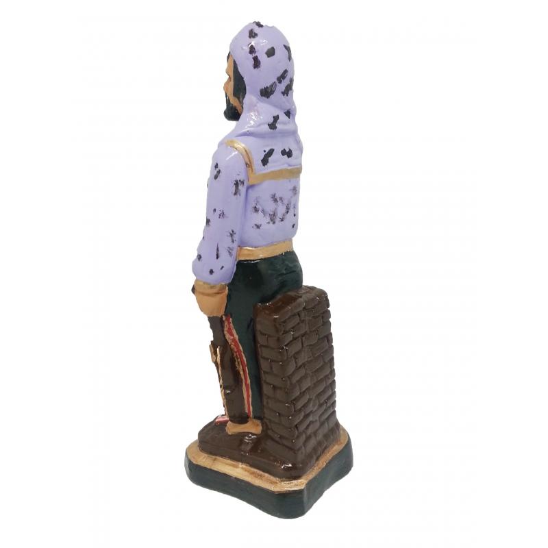 Imagen Umbanda Gitano Vladimir (Morado - Negro)23 cm