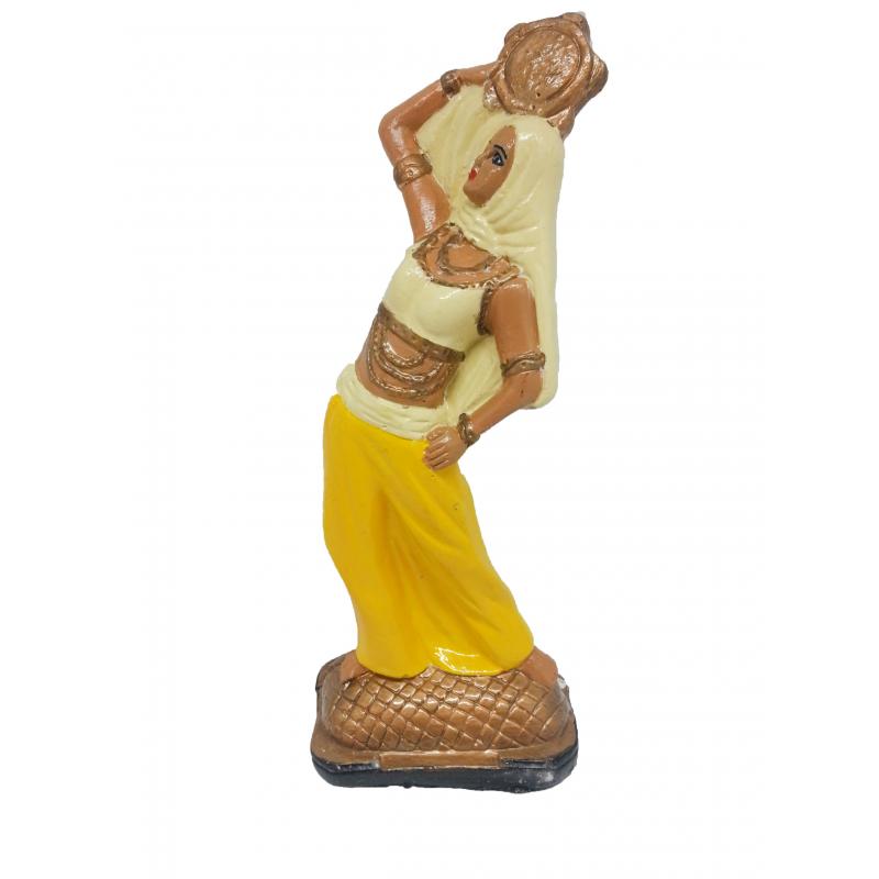 Imagen Umbanda Gitana Pandereta (Amarilla) 25 cm
