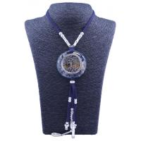 Collar Orgon Arbol de la vida Azul con Abalorios (5,4 cm Aju...