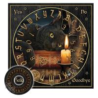 Tabla Ouija La Hora del Espiritu Maestro (Gato Negro) 36 x 3...