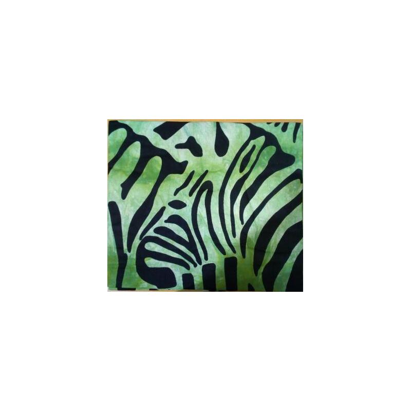 Paño Decorativo Zebras( Verdes 210 x 140 ) (HAS)