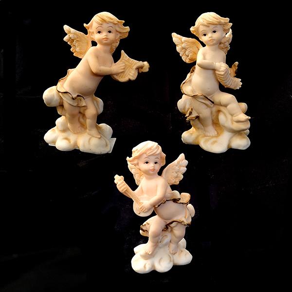 Angel con Instrumento 9 cm (Resina) (4 Modelos) (P4) (HAS)