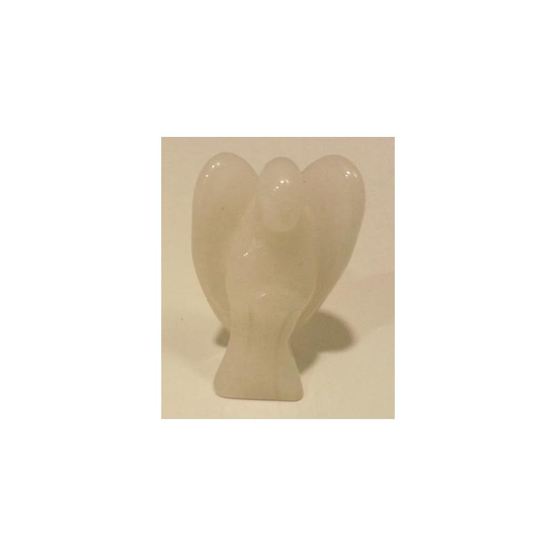 Piedra Forma Angel Cuarzo Blanco 5 x 3 cm