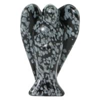 Piedra Forma Angel Obsidiana Nevada 5 x 3 cm
