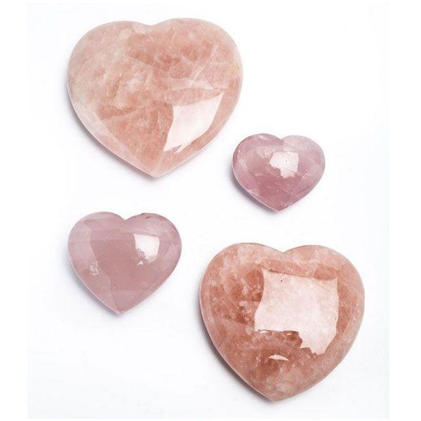 PIEDRA FORMA Corazon Cuarzo Rosa Madagascar (400 a 500 g)