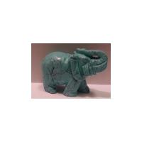 Piedra Forma Elefante Howlita 5,5 x 8 cm
