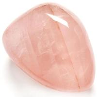 Piedra Gema Rodada Cuarzo Rosa 40 mm (1 UNIDAD)