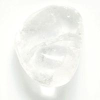 Piedra Gema Rodada Cuarzo Blanco 40 mm (1 UNIDAD)