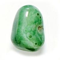 Piedra Gema Rodada Agata Verde 40 mm (1 UNIDAD)