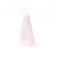 PIEDRA Obelisco Cuarzo Rosa  7 cm aprox (40 a 65 g)